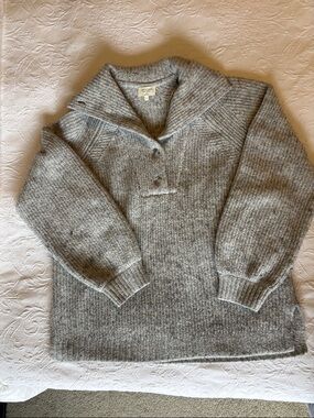 Gentle Fawn Gray Cowl-Neck Sweater